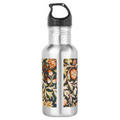 William Morris Trent Garden Blume Pattern Classic Edelstahlflasche (Rückseite)