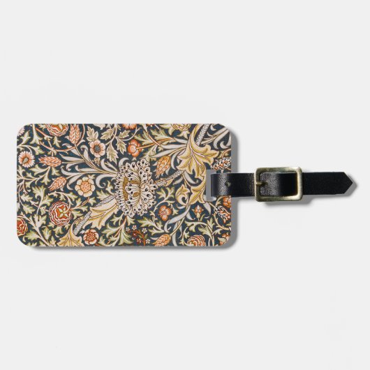 William Morris Trent Garden Blume Pattern Classic Gepäckanhänger (Vorderseite horizontal)