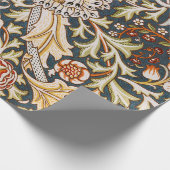 William Morris Trent Garden Blume Pattern Classic Geschenkpapier (Ecke)