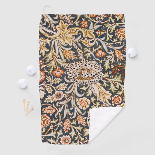 William Morris Trent Garden Blume Pattern Classic Golfhandtuch (Insitu)