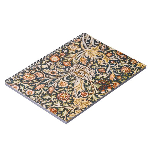 William Morris Trent Garden Blume Pattern Classic Notizblock (Linke Seite)