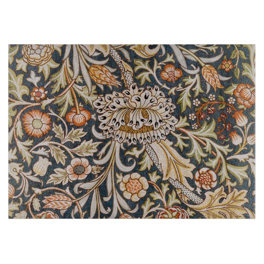 William Morris Trent Garden Blume Pattern Classic Schneidebrett (Vorderseite)