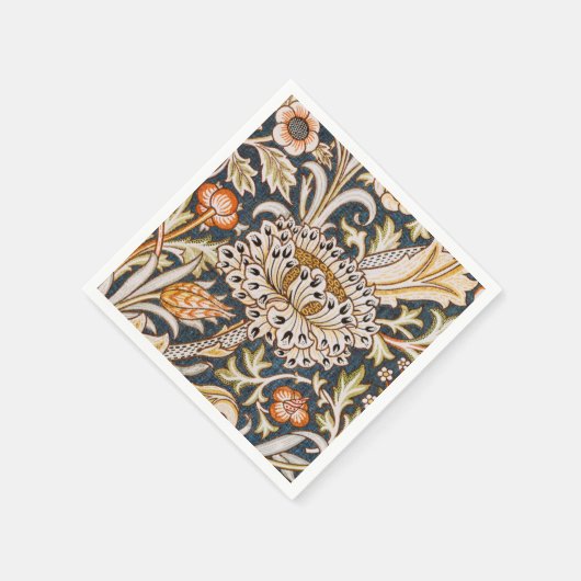 William Morris Trent Garden Blume Pattern Classic Serviette (Ecke)