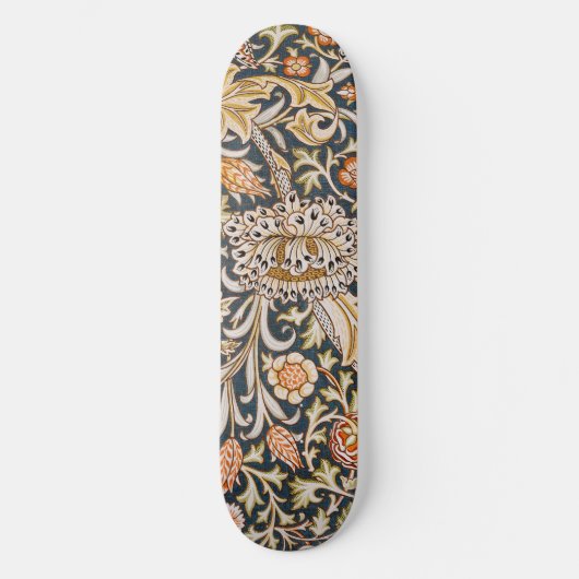 William Morris Trent Garden Blume Pattern Classic Skateboard (Vorderseite)