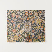 William Morris Trent Garden Blume Pattern Classic Wandteppich (Vorderseite (Horizontal))