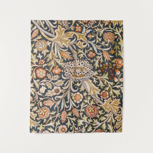 William Morris Trent Garden Blume Pattern Classic Wandteppich (Vorderseite)