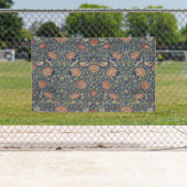 William Morris Tudor Rose Wallpaper Banner (Insitu)