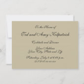 William Morris Tudor Rose Wallpaper Einladung (Rückseite)