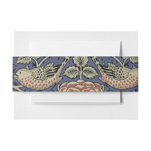 William Morris Tudor Rose Wallpaper Einladungsbanderole (Vorderseite Beispiel)