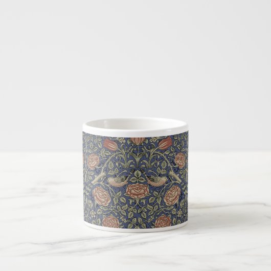 William Morris Tudor Rose Wallpaper Espressotasse (Vorderseite)