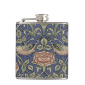 William Morris Tudor Rose Wallpaper Flachmann (Vorderseite)