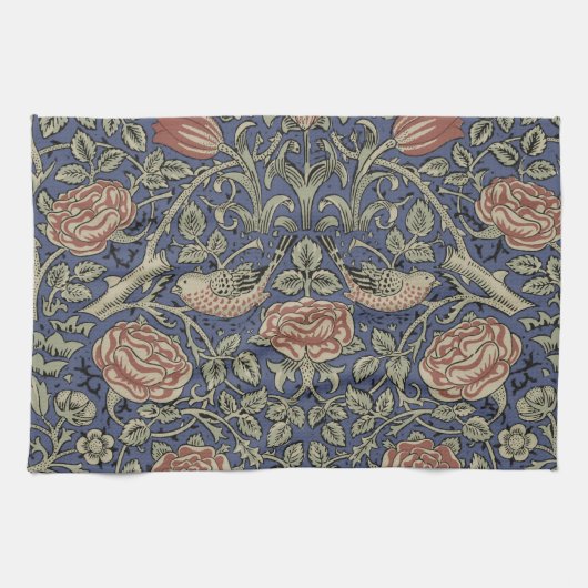 William Morris Tudor Rose Wallpaper Geschirrtuch (Horizontal)