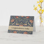 William Morris Tudor Rose Wallpaper Karte (Gelbe Blume)