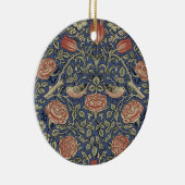 William Morris Tudor Rose Wallpaper Keramik Ornament (Rechts)