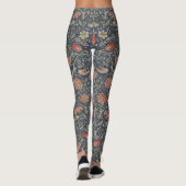 William Morris Tudor Rose Wallpaper Leggings (Rückseite)