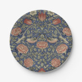 William Morris Tudor Rose Wallpaper Pappteller (Vorderseite)