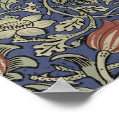 William Morris Tudor Rose Wallpaper Poster (Ecke)