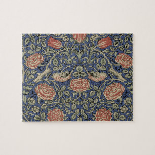 William Morris Tudor Rose Wallpaper Puzzle