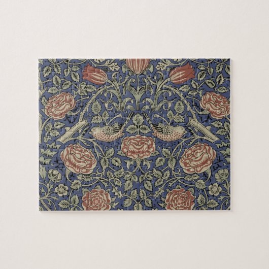 William Morris Tudor Rose Wallpaper Puzzle (Horizontal)