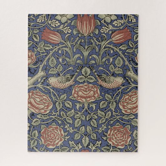 William Morris Tudor Rose Wallpaper Puzzle (Vertikal)