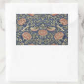 William Morris Tudor Rose Wallpaper Rechteckiger Aufkleber (Tasche)