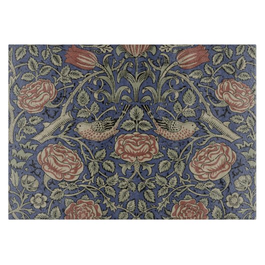 William Morris Tudor Rose Wallpaper Schneidebrett (Vorderseite)