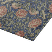 William Morris Tudor Rose Wallpaper Schneidebrett (Ecke)
