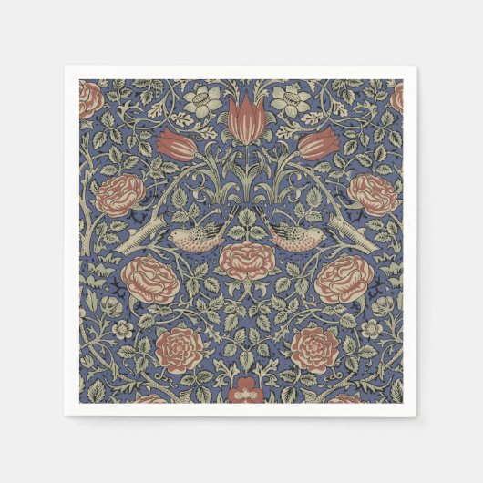 William Morris Tudor Rose Wallpaper Serviette (Vorderseite)