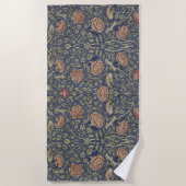 William Morris Tudor Rose Wallpaper Strandtuch (Vorderseite)