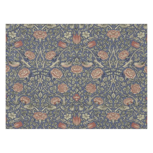William Morris Tudor Rose Wallpaper Tischdecke (Vorderseite (Horizontal))