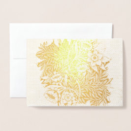 William Morris TULIP AND WILLOW GOLD Foil Card Folienkarte