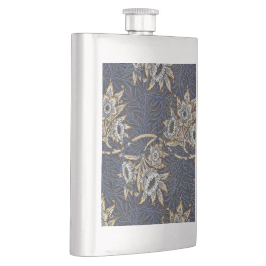 William morris tulip and willow tapestary pattern flachmann (Rechts)