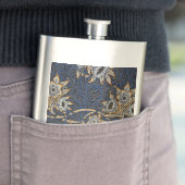 William morris tulip and willow tapestary pattern flachmann (Beispiel)