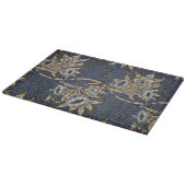 William morris tulip and willow tapestary pattern schneidebrett (Ecke)