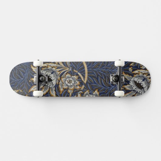William morris tulip and willow tapestary pattern skateboard (Horizontal)