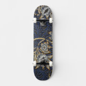 William morris tulip and willow tapestary pattern skateboard (Vorderseite)