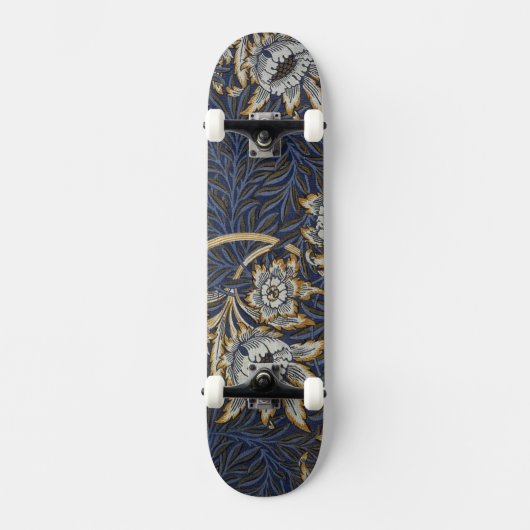 William morris tulip and willow tapestary pattern skateboard (Vorderseite)