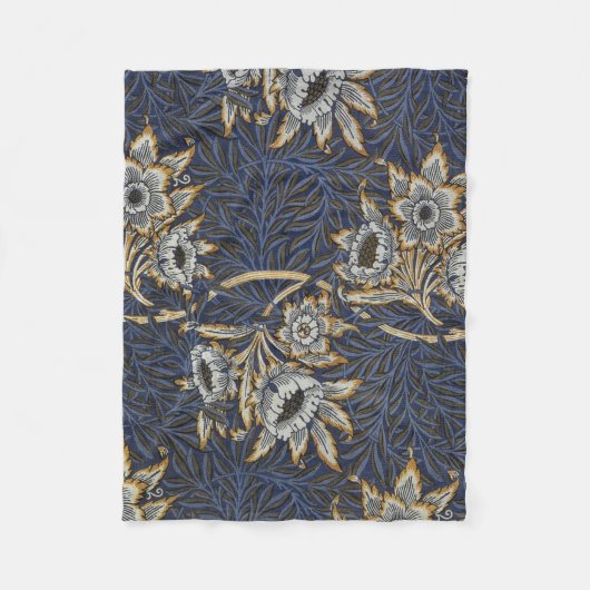 william morris tulip and willow tapestry pattern fleecedecke (Vorderseite)
