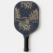 william morris tulip and willow tapestry pattern pickleball schläger (Rückseite)