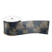 william morris tulip and willow tapestry pattern satinband (Spule)