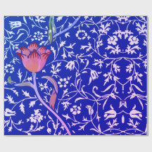 William Morris TULIP in BLUE Wrapping Paper