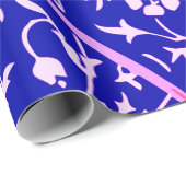 William Morris TULIP in BLUE Wrapping Paper Geschenkpapier (Rolleneckpunkt)