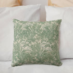 William Morris Tulip Pattern Sage Green Kissen<br><div class="desc">Tulip pattern (1875) von William Morris</div>