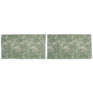 William Morris Tulip Pattern Sage Green Kissenbezug