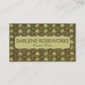 William Morris Tulip und Lily Visitenkarte (Vorderseite)