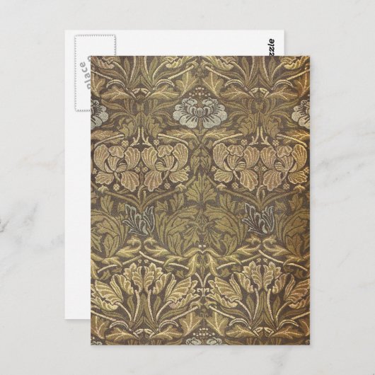 William Morris Tulip und Rose Pattern Postkarte (Vorne/Hinten)