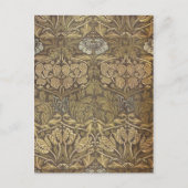 William Morris Tulip und Rose Pattern Postkarte (Vorderseite)