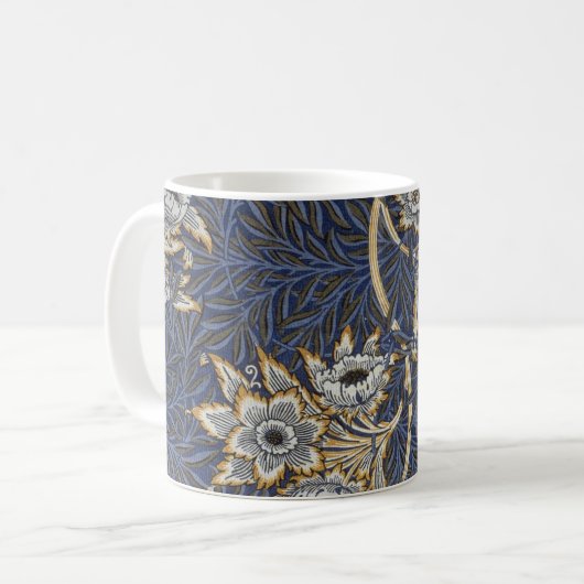 William Morris Tulip und Willow Floral Pattern Kaffeetasse (Vorderseite Links)