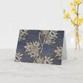 William Morris Tulip und Willow Floral Pattern Karte (Gelbe Blume)
