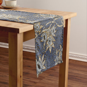 William Morris Tulip und Willow Floral Pattern Kurzer Tischläufer